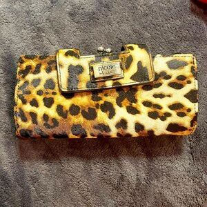 Nicole Miller Cheetah Wallet
